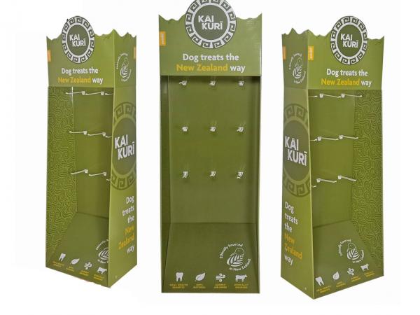 Advertising Lightweight Display Solutions Cardboard Hook Display