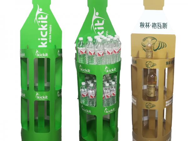 Custom Free Standing Cardboard Displays for Drink